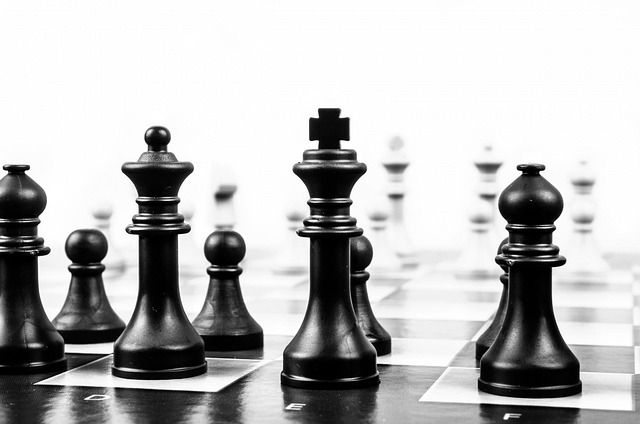 Spielsteine auf einem Brettspiel